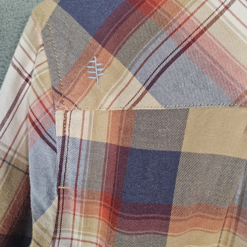 NWT  Royal Robbins Womens Dream Trekker Flannel Shirt Nazare Long Sleeve Medium - Picture 11 of 11